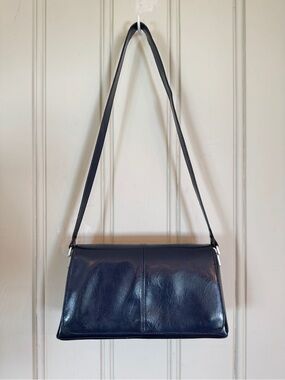 Vintage Classic Navy Liz Claiborne Shoulder Bag Purse